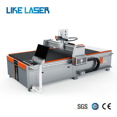 Máquina de gravação de espelhos LED Estrutura vertical Cortador a laser de vidro estêncil