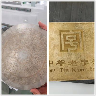 Máquina de gravação de placas chinesa Tampo para pedido personalizado