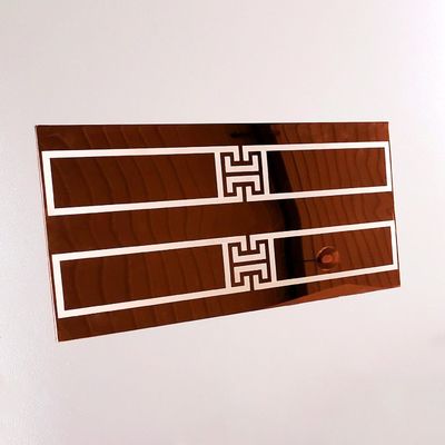 Máquina de gravação a laser CNC para decoração de hotéis em aço inoxidável 304