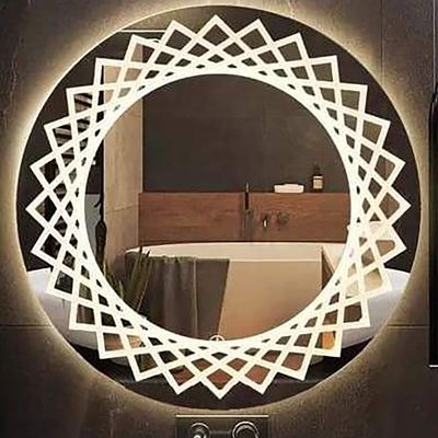 Máquina de fabricação de espelhos de parede e de banheiro Dimensão personalizada com espelho de tela LED grande