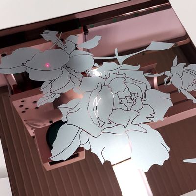1300mm*2500mm Máquina de Gravação a Laser de Alumínio para Decoração de Parede