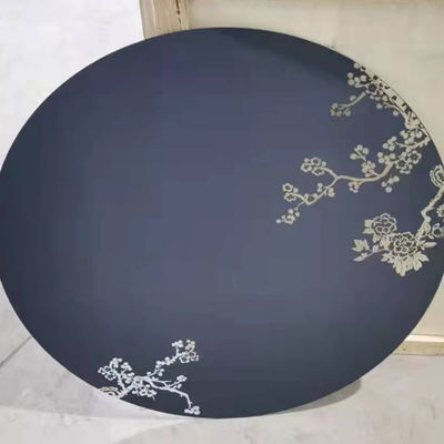 Máquina de corte para tabela de gravação de vidro Arte e opções de personalização