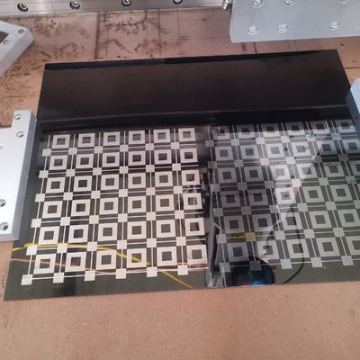Máquina de gravura a laser de metal para decoração de portas de elevadores com visibilidade laser invisível