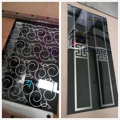 Máquina de gravura a laser de metal para decoração de portas de elevadores com visibilidade laser invisível