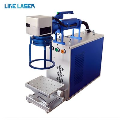 Máquina de Marcação a Laser Portátil de Alta Velocidade 20W 30W 50W para Marcação de Padrões de Máscara de Pneus