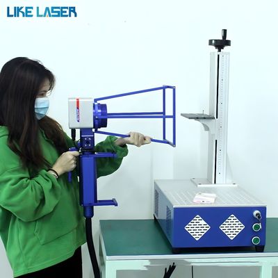 Gravador a laser de fibra de 30 W para impressora de mesa de metal cortador Bylaser Jptipg/Raycus LED Display