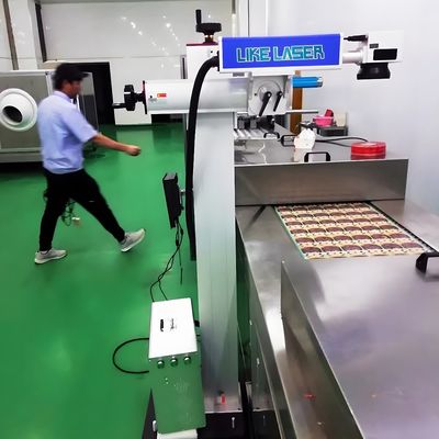 Máquina de marcação a laser UV para tubos de gravação PPR PE HDPE Código de data 190cm * 150cm * 70cm