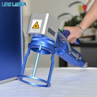 Máquina de marcação a laser portátil personalizável para pneus metálicos