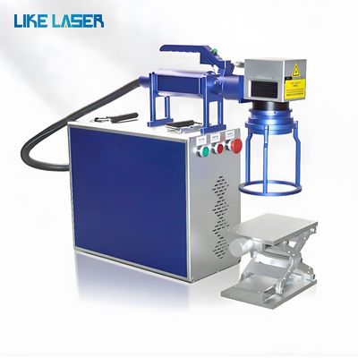 Máquina de marcação a laser portátil personalizável para pneus metálicos
