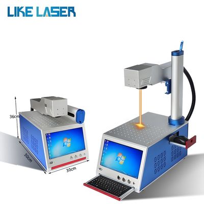 Máquina de corte de gravura de laser de marcação de fibra 3 anos Serviço pós-venda 50W 80W 100W