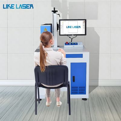 Gravação Galvo CO2 Ov Laser não metálico com sistema de arrefecimento por ar e correia transportadora 30W 60W