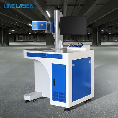Máquina de marcação a laser de fibra de alta precisão para fios de linha de extrusão de plástico online