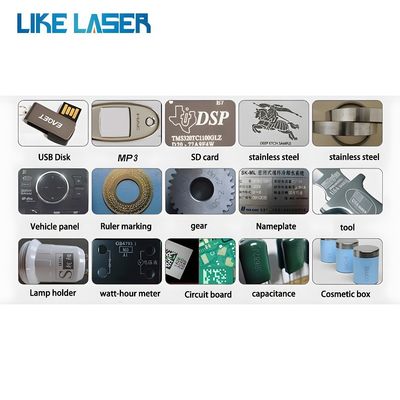 Máquina de marcação a laser voadora de fibra em linha para fios de tubo PVC Formatos gráficos suportados Plt