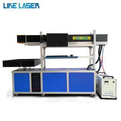 80W 100W 130W Máquina de Marcação a Laser Galvo de CO2 para Gravação de Cristal de Cerâmica de Tubos de Vidro