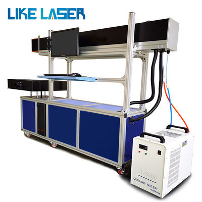 80W 100W 130W Máquina de Marcação a Laser Galvo de CO2 para Gravação de Cristal de Cerâmica de Tubos de Vidro