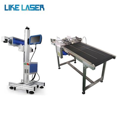 Máquina de marcação a laser voadora para área de marcação padrão de escritório 175mm * 175mm